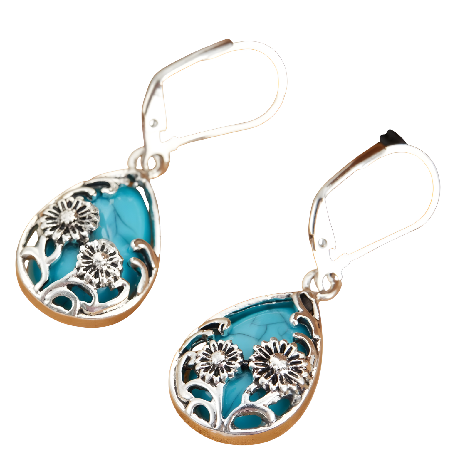 Unified Jewellery Turtle & Starfish Dangle Earrings - B70 Ocean-Inspired