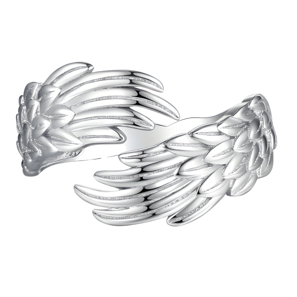Angel Wings Hug Ring for Women - Retro Punk Hip Hop Lucky Party Jewelry Gift 529
