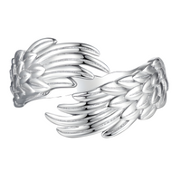 Angel Wings Hug Ring for Women - Retro Punk Hip Hop Lucky Party Jewelry Gift 529