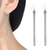 Long Tassel Drop Earrings Women, 925 Silver-Plated Alloy, Lightweight Dangle 967
