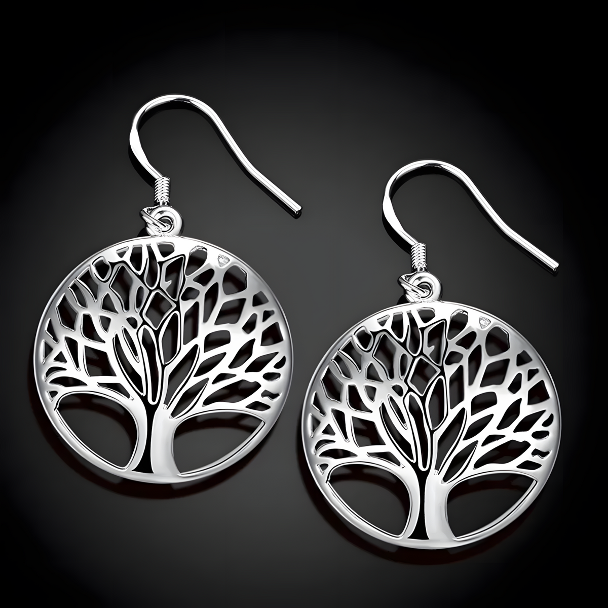 Unified Jewellery Sterling Silver 925 CZ Marquise Leaf Huggie Hoop Earrings 475