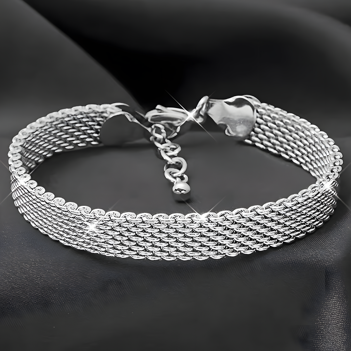 Multi Strand Chain Bracelet for Women - 18cm Plus 5cm Adjustable Extender 1817