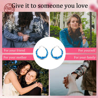S925 Sterling Silver Geometric Minimalist Circle Hoop Earring for Women 615