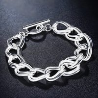 Double-Twist Link Bracelet for Women – Chunky Double Twist Chain 20 cm (8") 1430