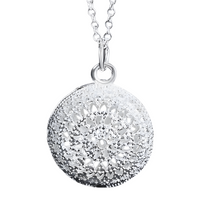 Unified Jewellery Premium Round Filigree Medallion Pendant Necklace Women 1831