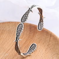 Unified Jewellery Premium Angel Wing Cuff Bracelet Women Adjustable Bangle 1827