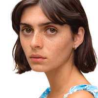 Sun and Star Huggie Hoop Earrings for Women |Celestial Round Zircon Embedded 636