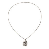 Leaf Face Pendant Necklace, 58 cm Vintage Gothic Forest Guardian Statement 1886