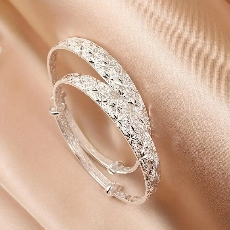 925 Silver Plated Minimalist Star Bracelet, Suitable For Daily Wear For Men 70
