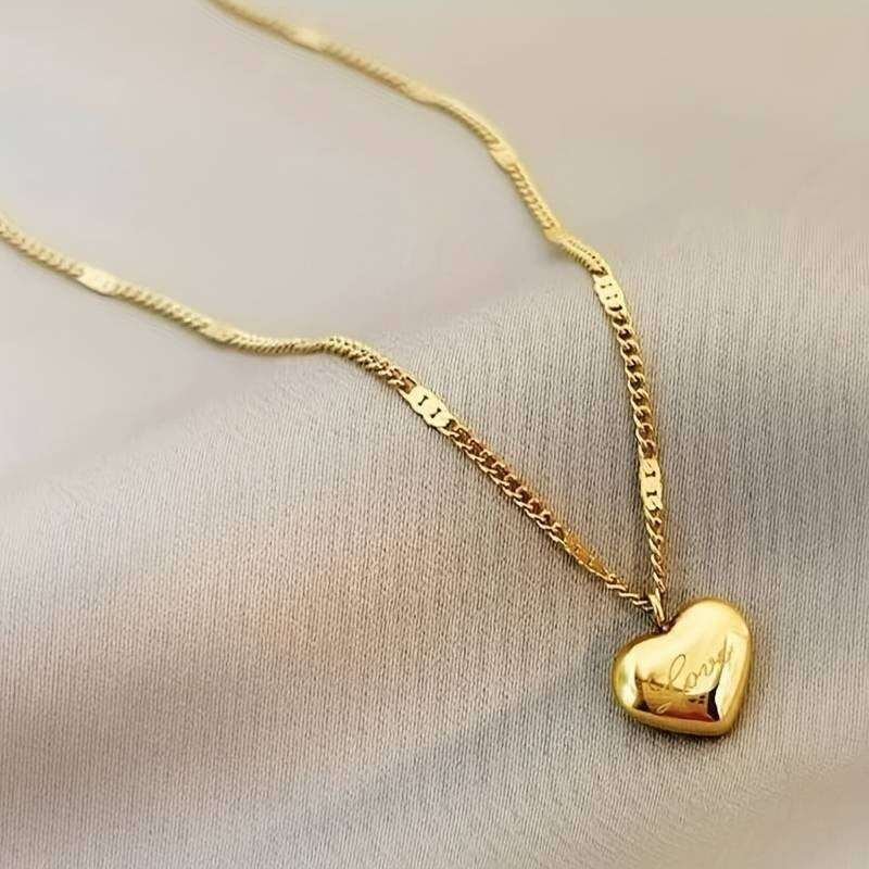 Trendy Heart Necklace, Wedding Dinner Party Jewelry Banquet Birthday Gift 56 UK