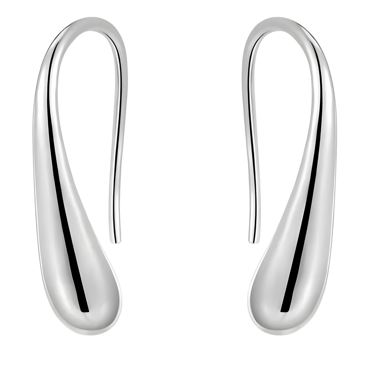 Women's 925 Sterling Silver Cubic Zirconia Marquise and Round Stud Earrings 473