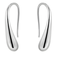 Women's 925 Sterling Silver Cubic Zirconia Marquise and Round Stud Earrings 473