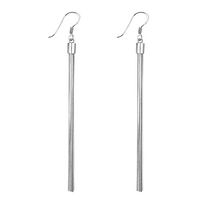 Long Tassel Drop Earrings Women, 925 Silver-Plated Alloy, Lightweight Dangle 967