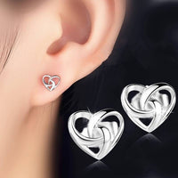 Unique Sweet Love Heart Stud Earrings - Romantic Heart-Shaped Earrings 67 UK