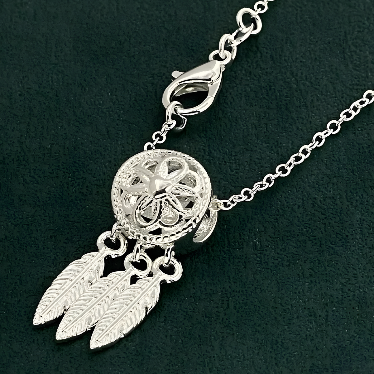Dreamcatcher Necklace For Women - Feather Pendant Chain Necklace 1784