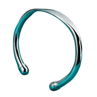 925 Sterling Silver Plated Twist Open Bangle Cuff Bracelet for Women Jewelry 405