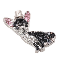 Chihuahua-Black Pendant Necklace For Women - Cute Dog Pendant, Zinc Alloy B225