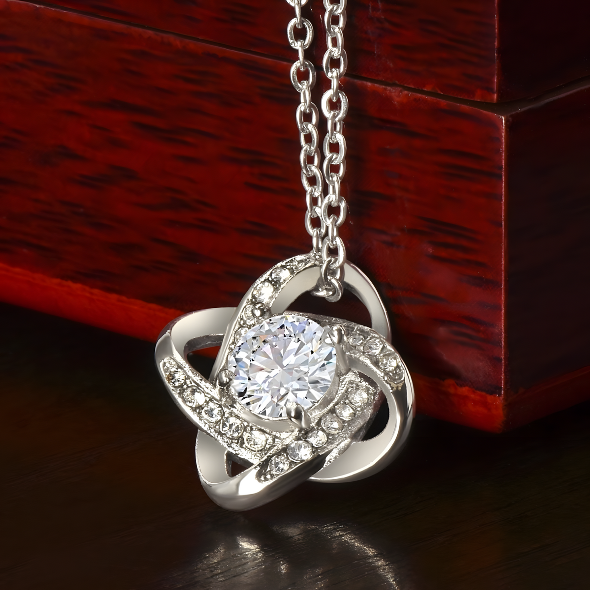 Girls Hollow Inlaid Pendant Necklace - To My Daughter Gift B191 With Card NO BOX