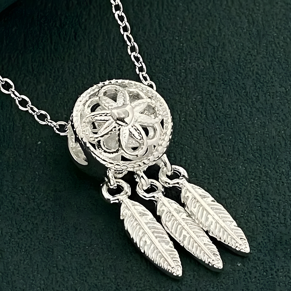 Dreamcatcher Necklace For Women - Feather Pendant Chain Necklace 1784