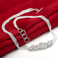 Elegant Multi-Piece Necklace Bracelet & Drop Earring Set-Grape Bead Cluster 1429