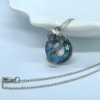 Unified Jewellery Dragon Necklace & Earrings Set Women – Zinc Alloy Dragon 1113