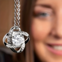Girls Hollow Inlaid Pendant Necklace - To My Daughter Gift B191 With Card NO BOX