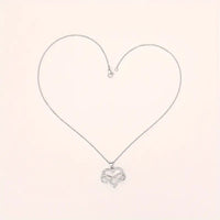 Unified Jewellery® Bridal 925 Silver Plated Zircon Infinity Heart Pendant 14 UK