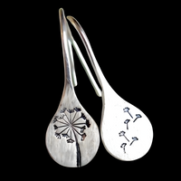Vintage Silver-Tone Zinc Alloy Teardrop Dangle Earring Lightweight Artistic 1224