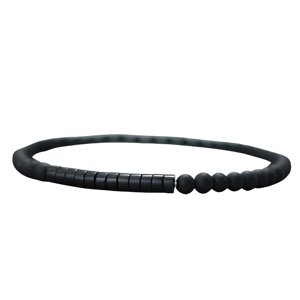 Obsidian & Emperor Onyx 4mm Bead Bracelet for Men Women, Healing Meditation B127