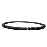 Obsidian & Emperor Onyx 4mm Bead Bracelet for Men Women, Healing Meditation B127
