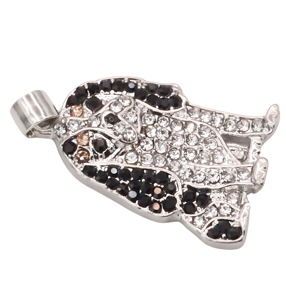 Cavalier King Charles Spaniel Dog Pendant Necklace For Women Silver Tone B241