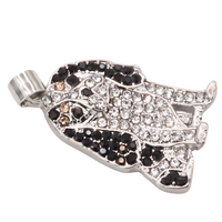 Cavalier King Charles Spaniel Dog Pendant Necklace For Women Silver Tone B241