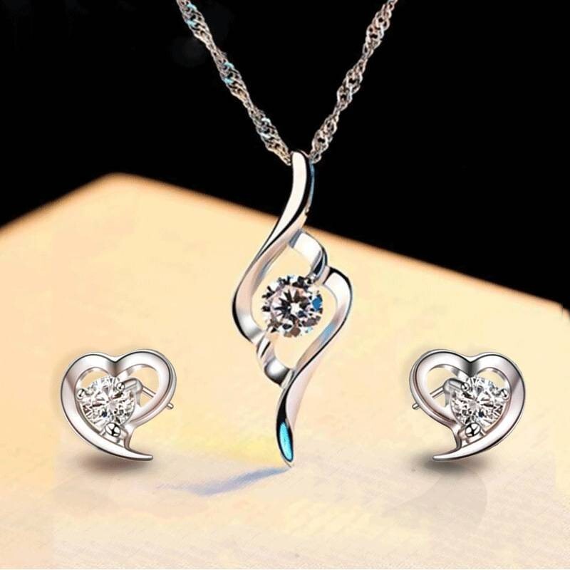 Jewelry Set With Earrings Pendant And Necklace For Women Unique Design 23 UK