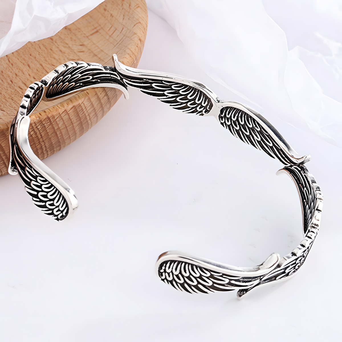 Unified Jewellery Premium Angel Wing Cuff Bracelet Women Adjustable Bangle 1827