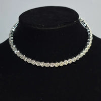 Luxury Glitter Crystal Zircon Necklace & Stud Earrings & Bangle Jewelry 99 UK