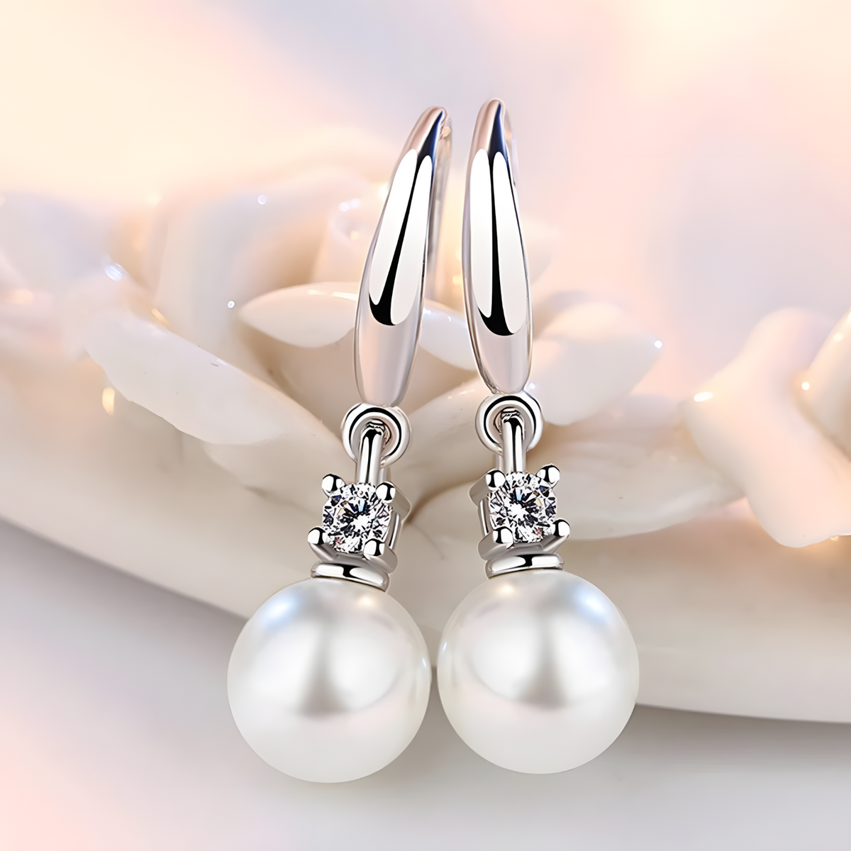 925 Silver Drop Earrings, Punk Style, Zircon Main Stone, Gift for Women 303