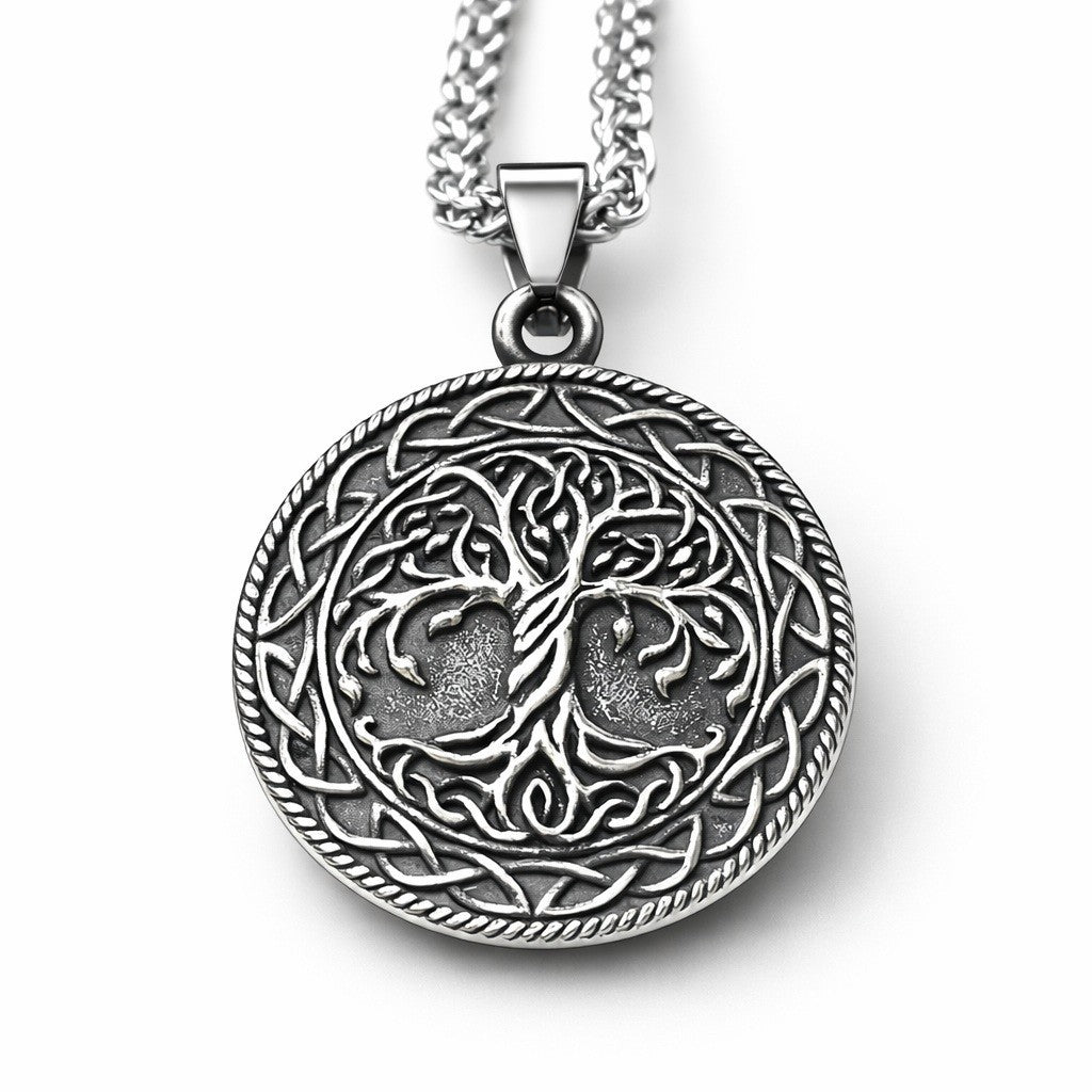 Unified Jewellery Tree of Life Celtic Pendant Necklace 42x30mm 13.3g 1894