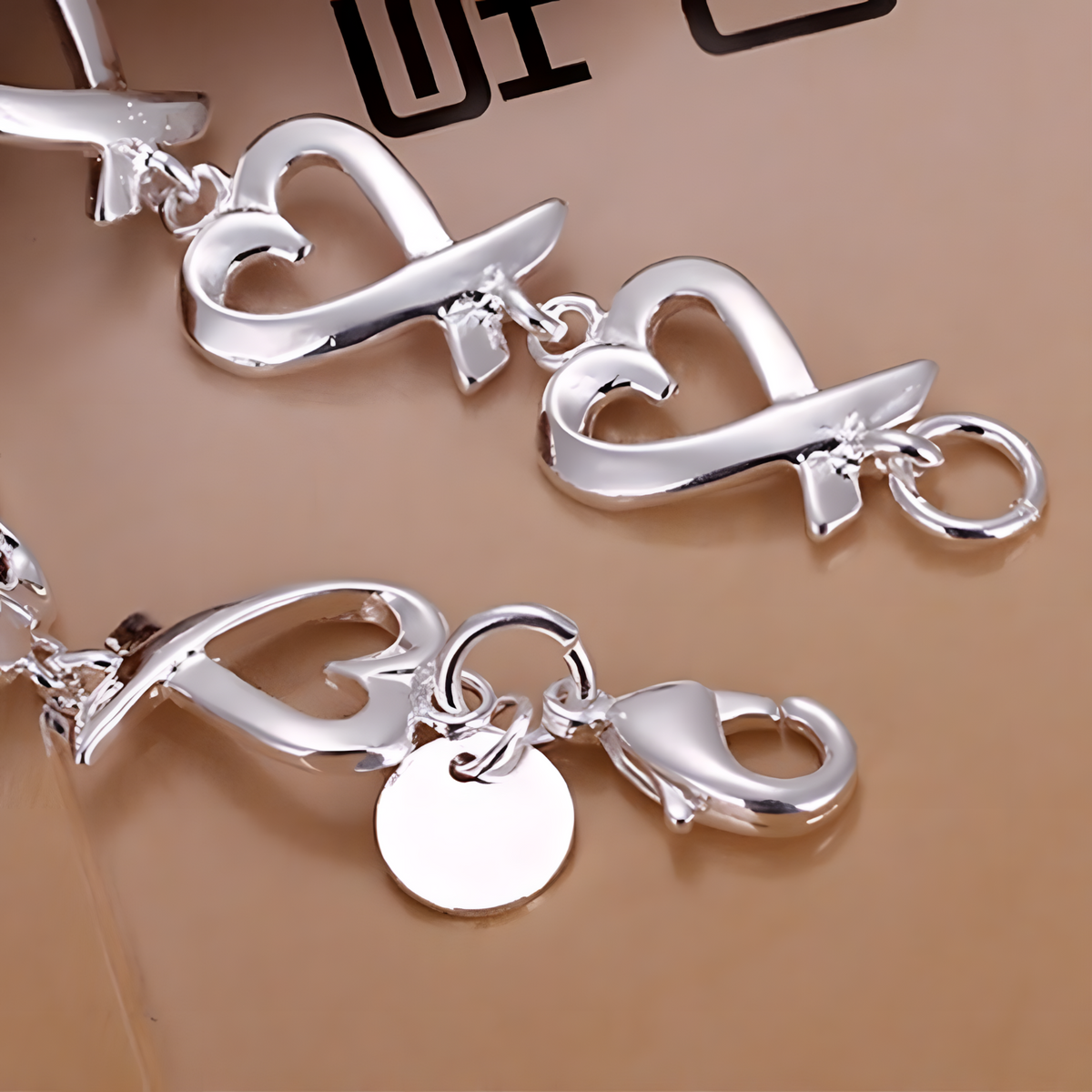 Premium Floral Link Bracelet for Women - Flower Statement Chain Lobster 1820