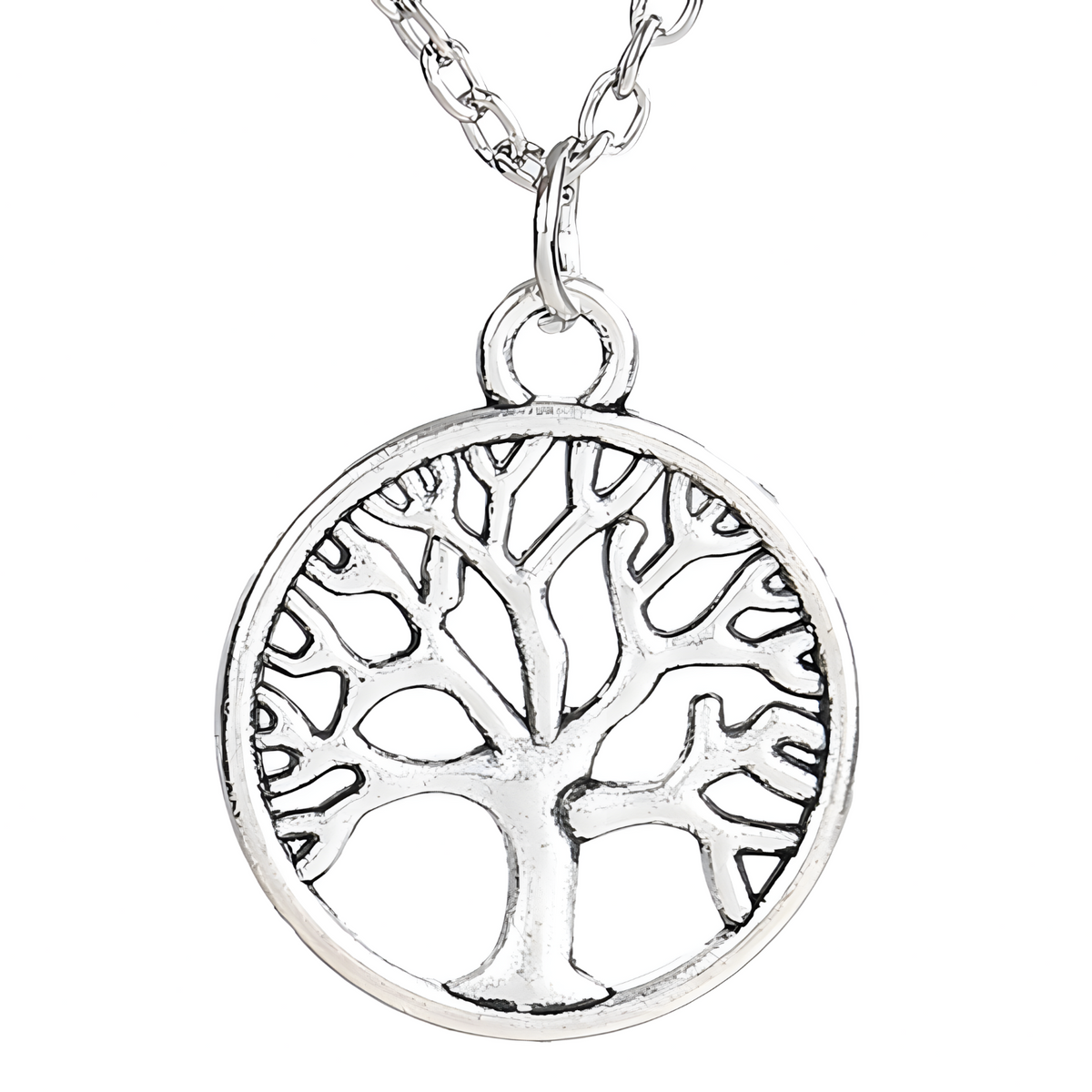 Tree of Life Men Necklace – Stainless Steel Talisman Amulet Pendant Link 1068