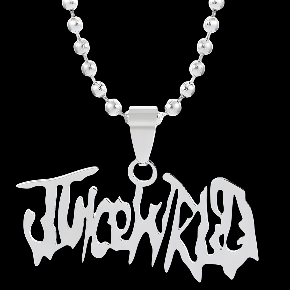 Juice WRLD Style Nameplate Pendant Necklace for Men Women Hip Hop Script 1389