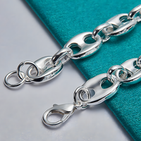 Pig Nose Chain Bracelet for Women - Premium Oval Link Statement Bracelet 1805