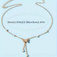 Women's Faux Pearl Butterfly Necklace - Creative and Elegant Jewelry 65 UK