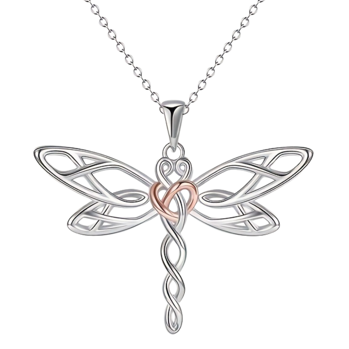 Loving Memory Of My Dad Dragonfly Pendant Necklace Forever B193 With Card NO BOX