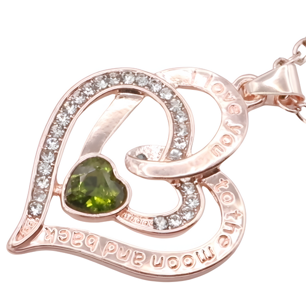 18K Gold Plated Zinc Alloy Pendant with Channel Set Crystal Rhinestones  B309