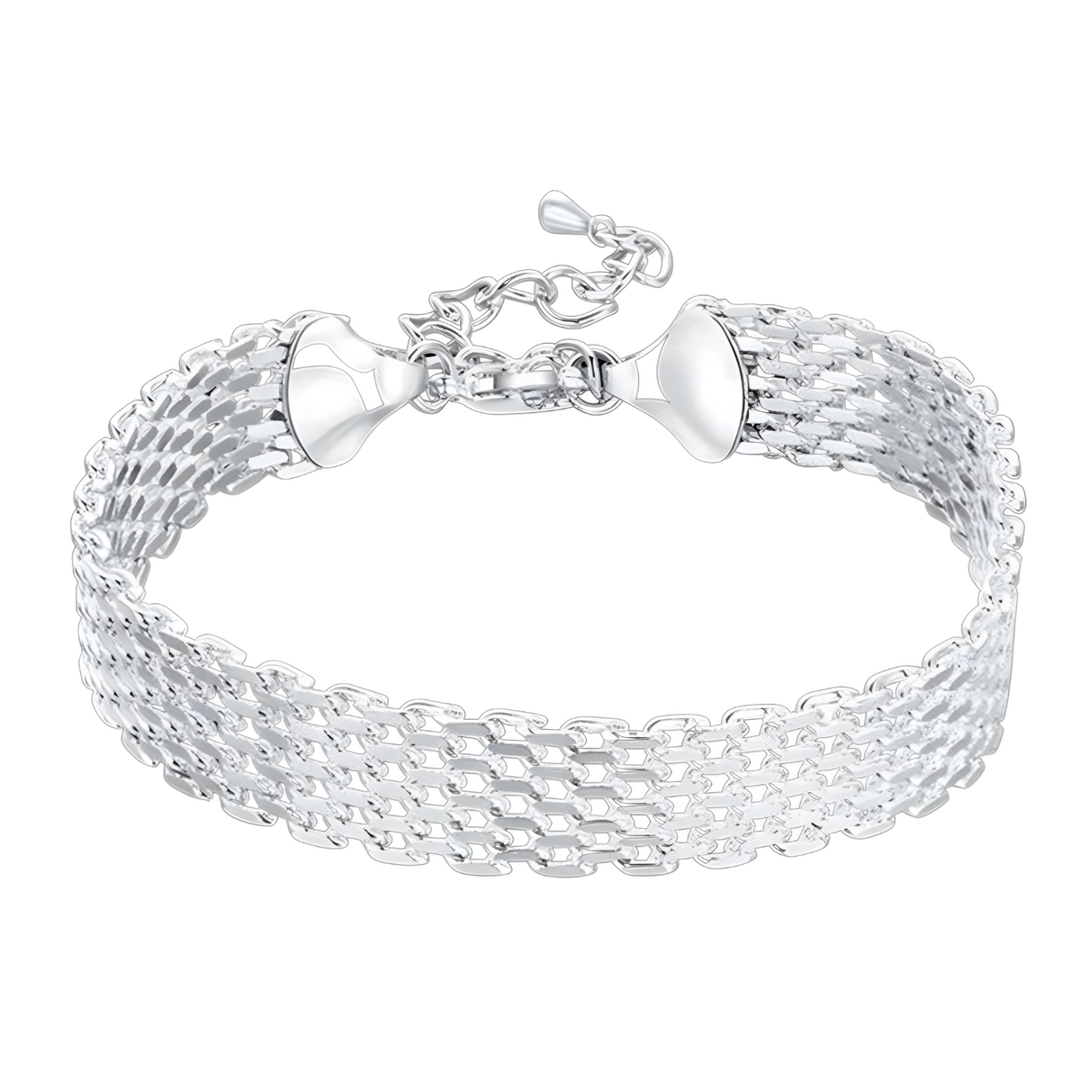 Multi Strand Chain Bracelet for Women - 18cm Plus 5cm Adjustable Extender 1817
