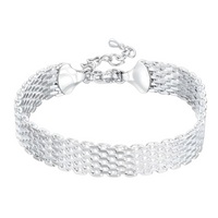 Multi Strand Chain Bracelet for Women - 18cm Plus 5cm Adjustable Extender 1817