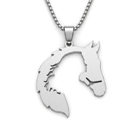 Unified Jewellery Premium Horse Woman Pendant Necklace 60cm Chain 42x38mm 1891