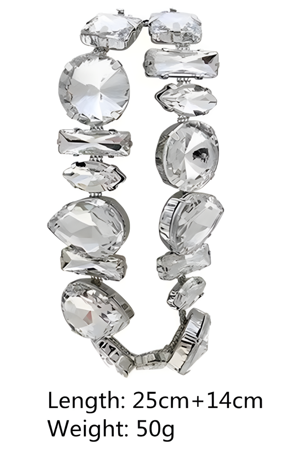 925 Sterling Silver Plated Waterdrop Dancing Diamond Pendant Necklace Gift 438