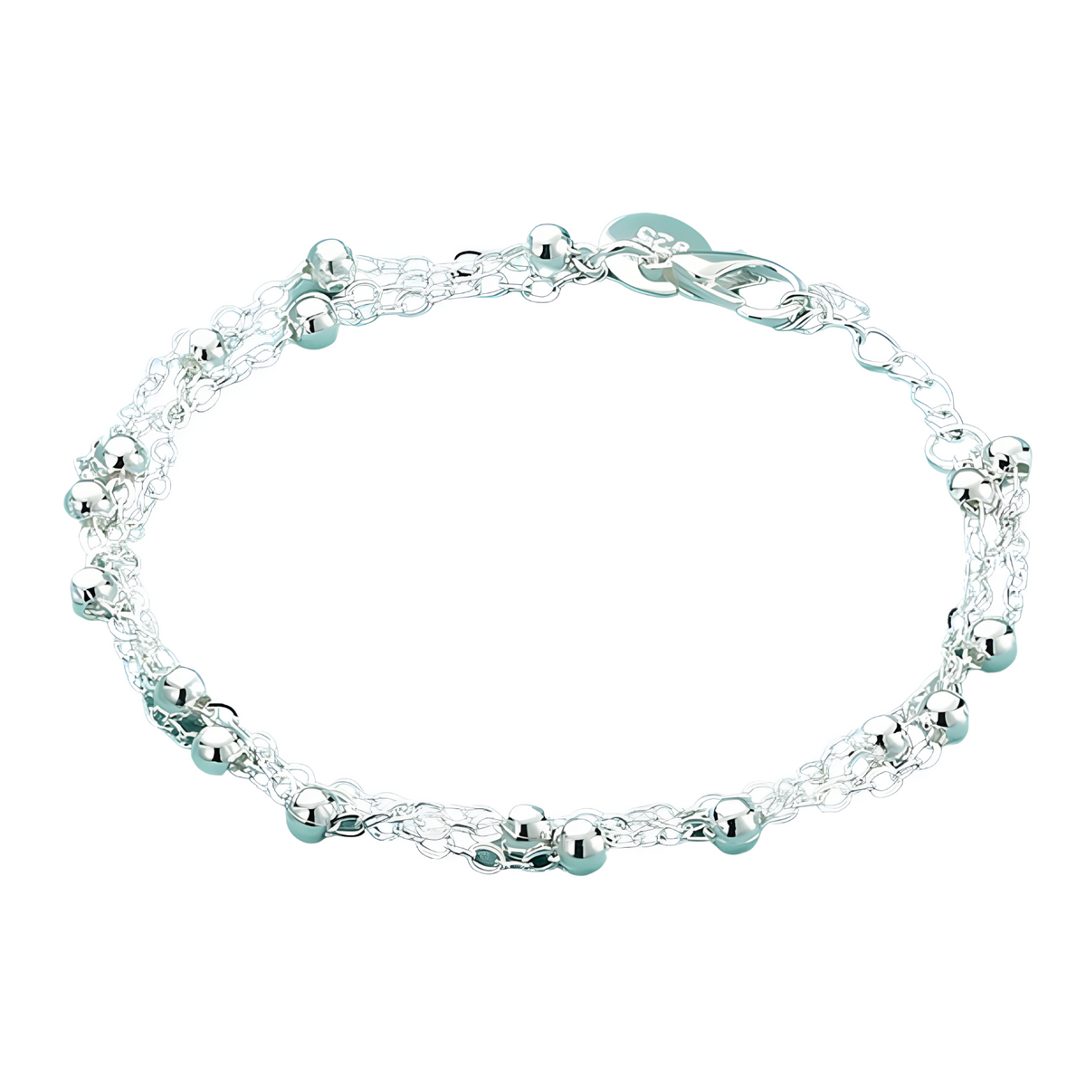 Unified Jewellery Bead Chain Bracelet Women Adjustable Layered Lobster 1767