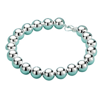 10 mm Round Bead Bracelet for Women - Premium Classic Beaded Statement 1811